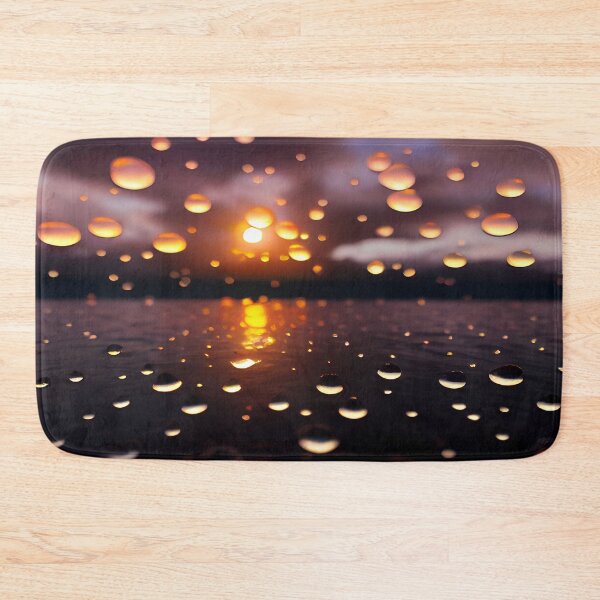 Artikelvorschau, Sunset Lake Regentropfen bei Sonnenuntergang entworfen und verkauft von Unwind-Art-Work.
