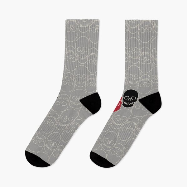 Item preview, Simply Spooky Collection - Skulls - Ghost Grey and Bone White designed and sold by LAEC-Shop.