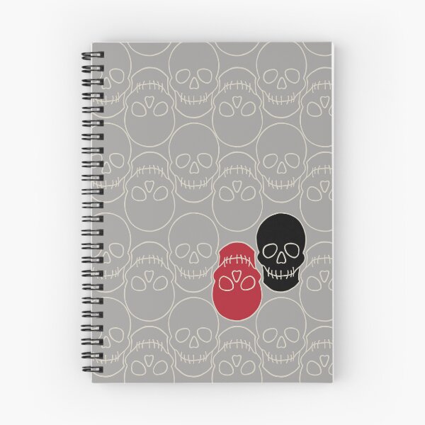 Item preview, Simply Spooky Collection - Skulls - Ghost Grey and Bone White designed and sold by LAEC-Shop.