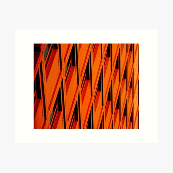 Russet square Art Print