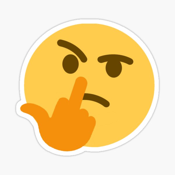 Mittelfinger Sticker