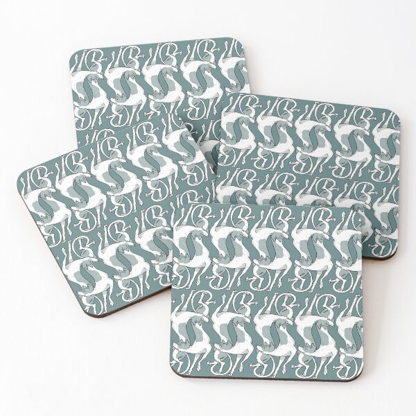 Item preview, Art Nouveau Dogs designed and sold by Elspeth Rose Design.