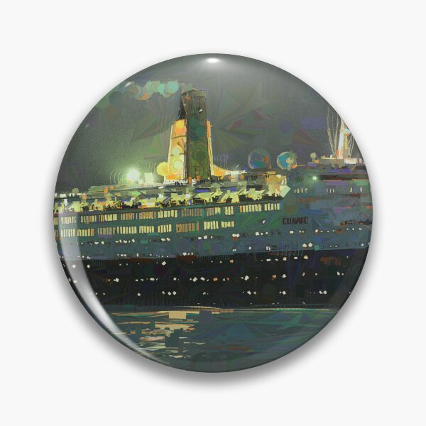 Item preview, Arrival at New-York - RMS QE2 - Maritime painting by Eliott Sontot designed and sold by Eliott Sontot.