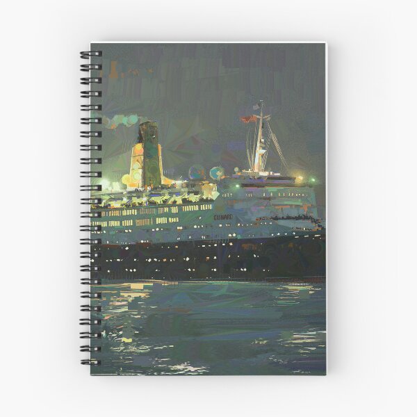 Item preview, Arrival at New-York - RMS QE2 - Maritime painting by Eliott Sontot designed and sold by Eliott Sontot.