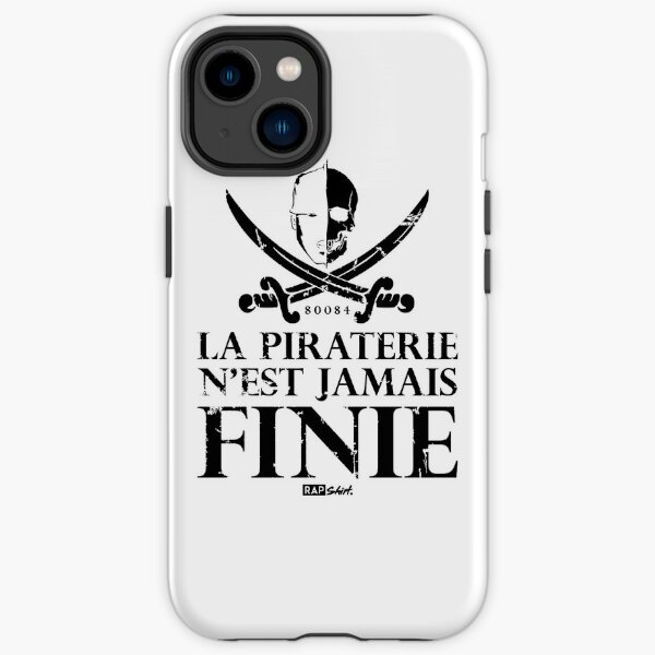Booba - La piraterie n'est jamais finie - la piraterie n'est jamais finie Coque antichoc iPhone