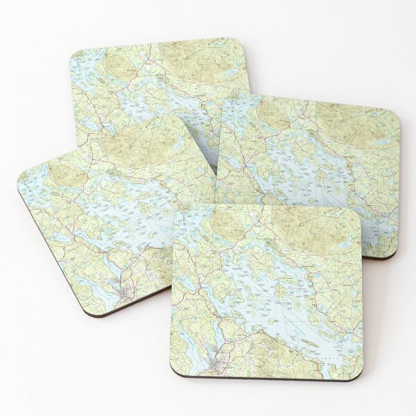 Item preview, Lake Winnipesaukee Map (1986) designed and sold by BravuraMedia.