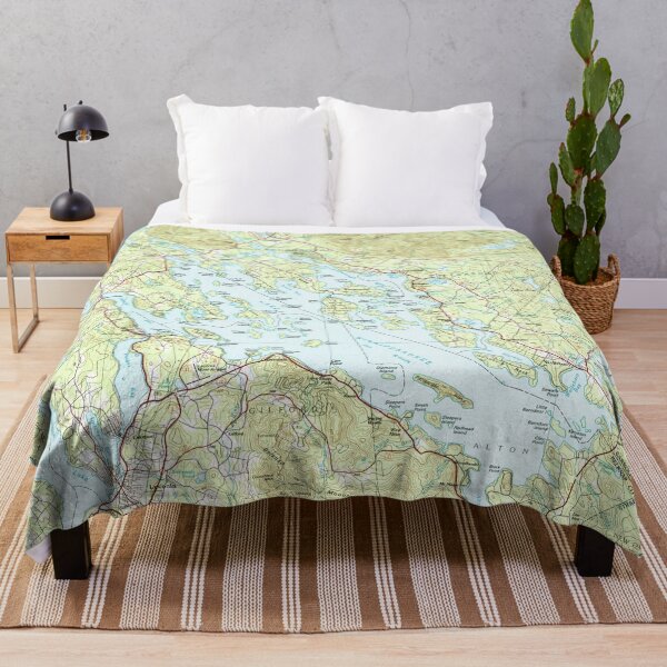 Item preview, Lake Winnipesaukee Map (1986) designed and sold by BravuraMedia.