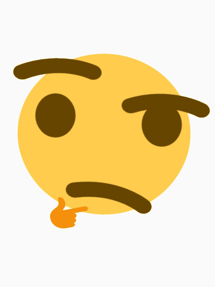 "Big Face Thinking Emoji" Tank Top by stertube Redbubble