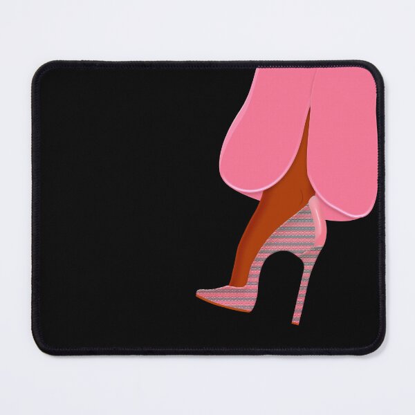 Item preview, Pink trouser and colorful high heel shoe-Transparent Background  designed and sold by Yamy Morrell Art and Design.