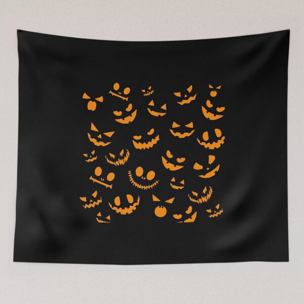 Item preview, Halloween Pumpkins Pattern Scary Gift designed and sold by my-pro-designer.