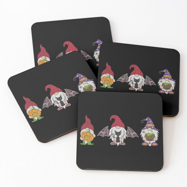 Item preview, Halloween Gnomes with cauldron Pumpkin and black cat designed and sold by Pixelish.