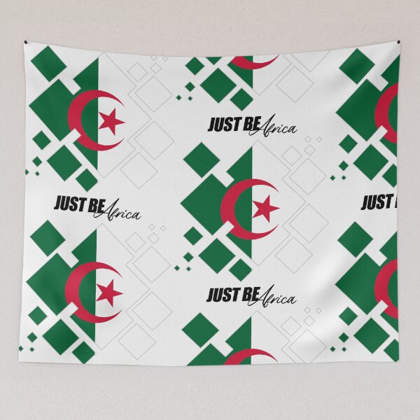 Item preview, Algeria Cubed Flat - w/ text designed and sold by JustBeAfrica.