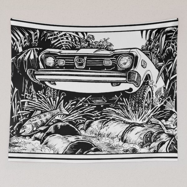 Artikelvorschau, 1973 SUBARU BUSH BASH entworfen und verkauft von FISTERBOTTOM.