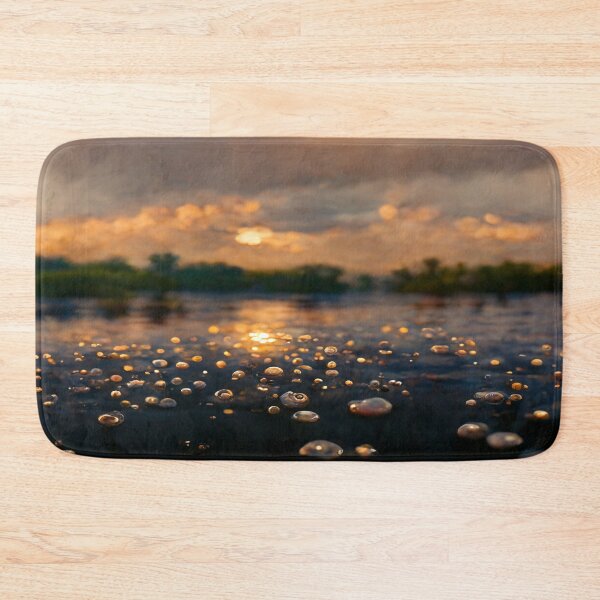 Artikelvorschau, Sunset Lake Regentropfen bei Sonnenuntergang entworfen und verkauft von Unwind-Art-Work.