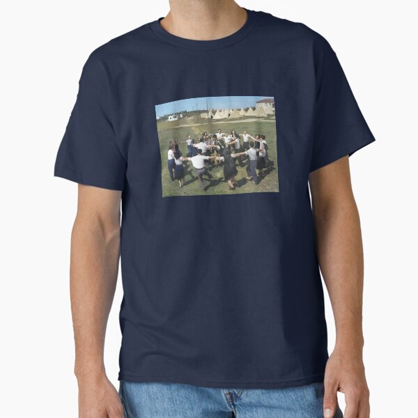 Item preview, Israel, Kibbutz Dalia. Dancing the Hora. 1945. designed and sold by UltraQuirky.
