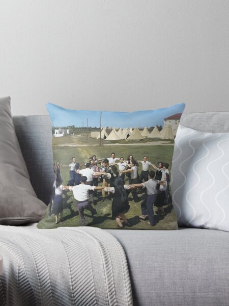 Item preview, Israel, Kibbutz Dalia. Dancing the Hora. 1945. designed and sold by UltraQuirky.