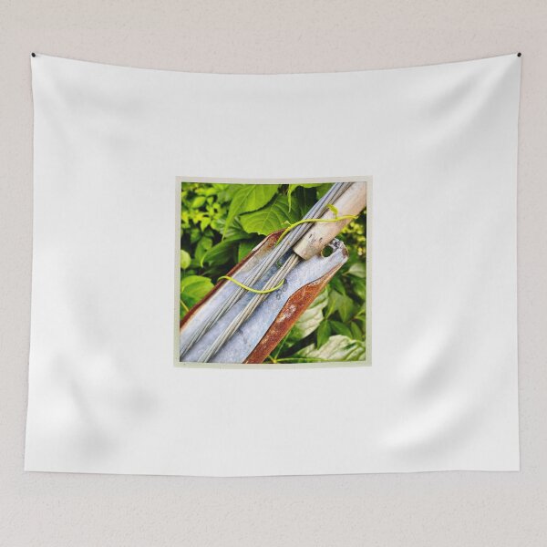 Item preview, Tiny root crawling up a steel support designed and sold by Small Potatoes Press.