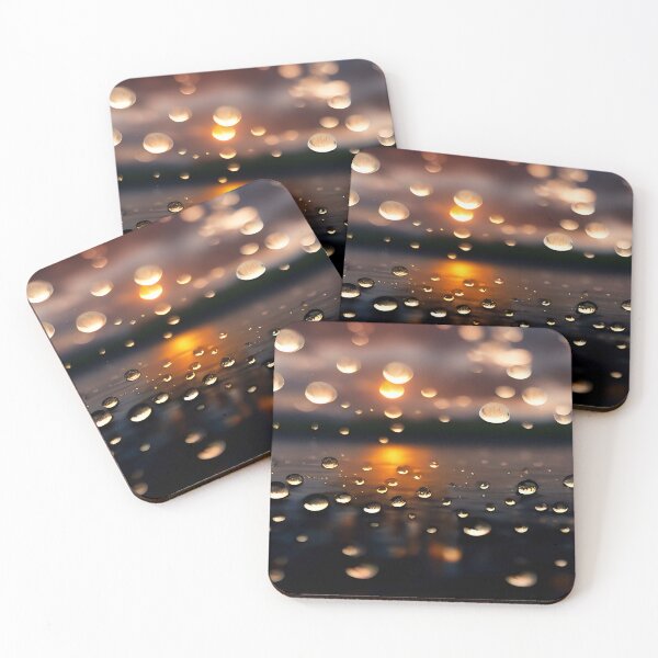 Item preview, Sunset Lake Raindrops At The Break Of Sunset designed and sold by Unwind-Art-Work.