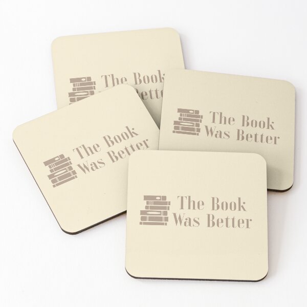 Item preview, The Book Was Better Beige designed and sold by ArtBySymone.