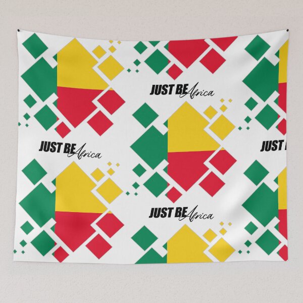 Item preview, Benin Cubed Flat - w/ text designed and sold by JustBeAfrica.