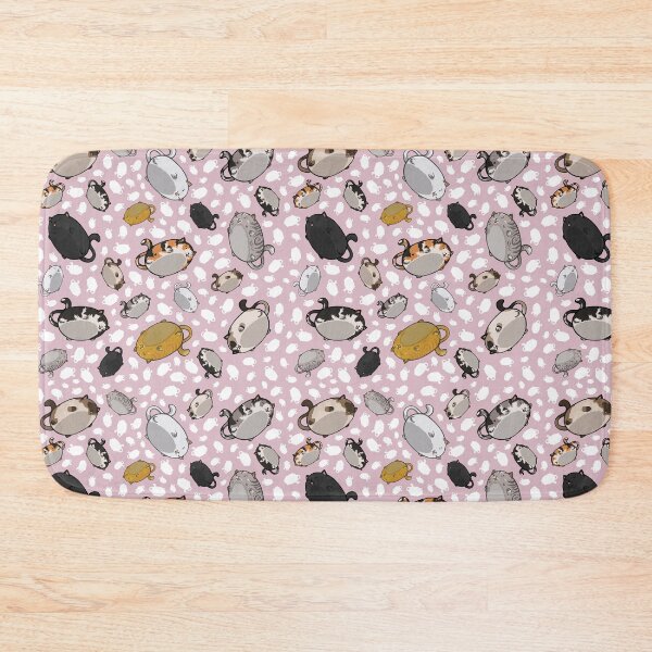Item preview, All Over Flying Cats - Pink designed and sold by WeirdOwU.