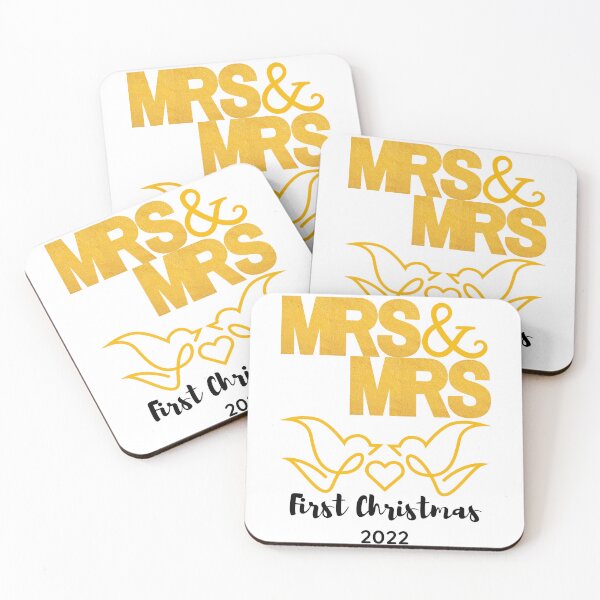 Artikelvorschau, LGBT Mrs und Mrs First Christmas Lesben entworfen und verkauft von PixieHollowShop.