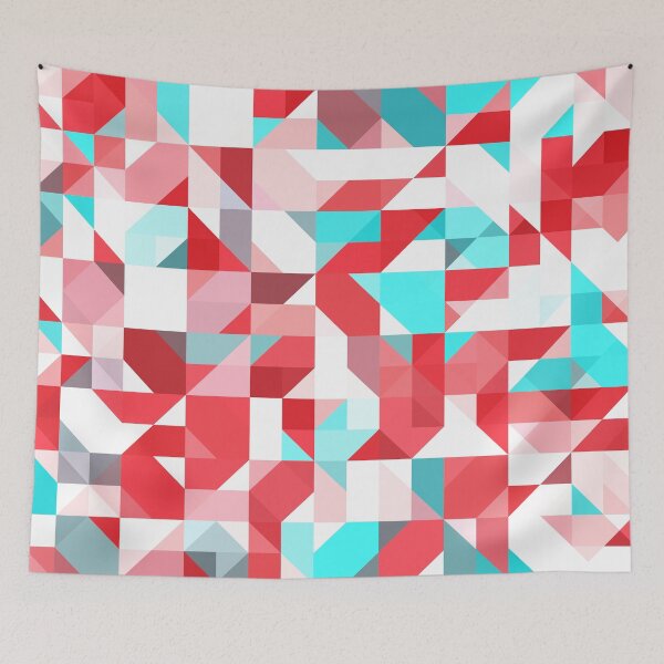 Item preview, Staccato Red designed and sold by Kelly Dietrich Mandala & Fractal Art.