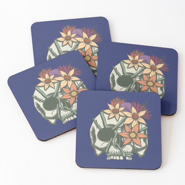 Aperçu de l'œuvre Crâne floral créée et vendue par Oingy.
