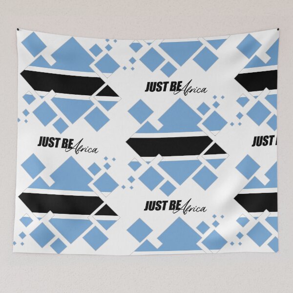Item preview, Botswana Cubed Flat - w/ text designed and sold by JustBeAfrica.