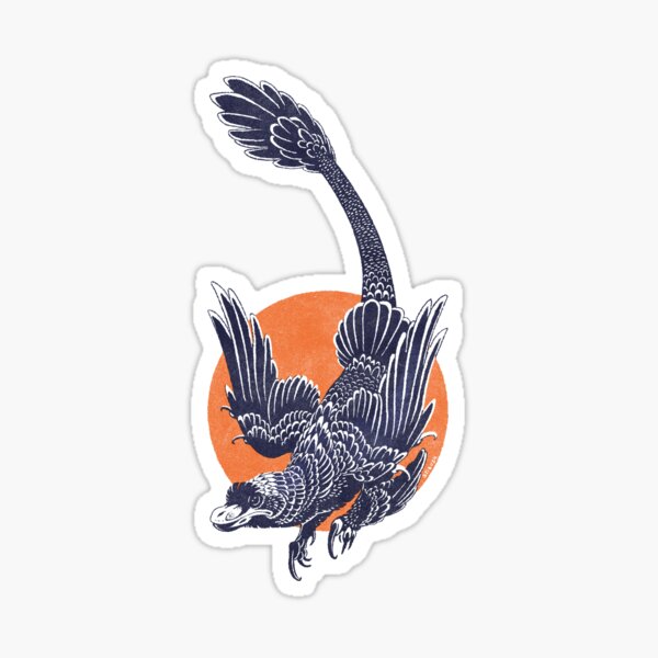 Microraptor (simple) Sticker