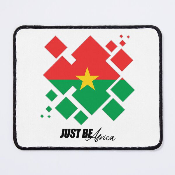 Item preview, Burkina Faso Cubed Flat - w/ text designed and sold by JustBeAfrica.