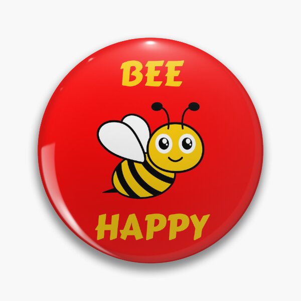 Item preview, BEE HAPPY CLASSIC T-SHIRT designed and sold by IslandBaneMerch.