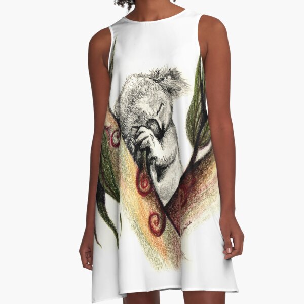 Koala A-Line Dress