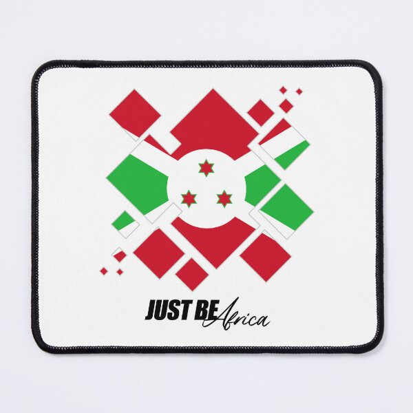 Item preview, Burundi Cubed Flat - w/ text designed and sold by JustBeAfrica.