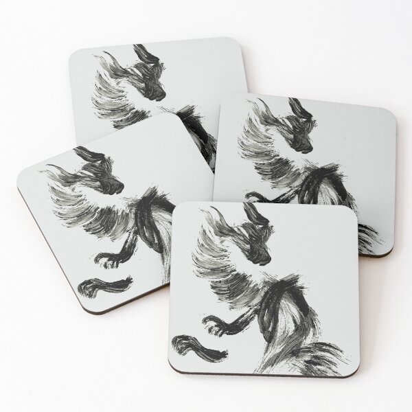 Item preview, its time (painterly creature silhouette) designed and sold by revioLATE.