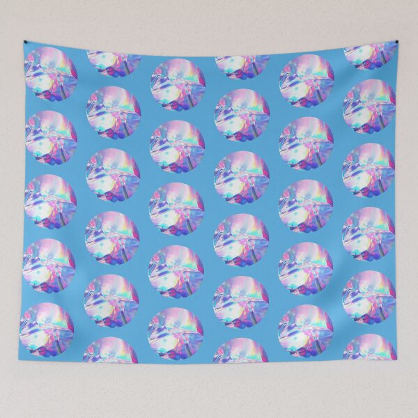 Item preview, Abstract neon silver circle | neon silver colors designed and sold by lausn.