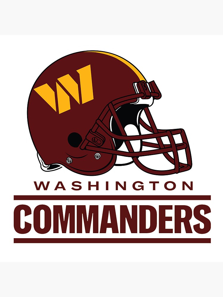 washington commanders helmet design