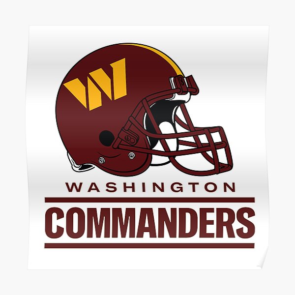 NFL Logo Washington Commanders 60 70530 Burgundy