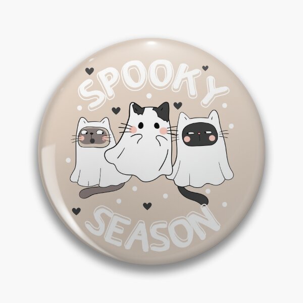 Artikelvorschau, 3 Cat Ghost Spooky Season Fröhliches Halloween Fall Cat Mom Cute entworfen und verkauft von JooArtPrints ★★★★★.