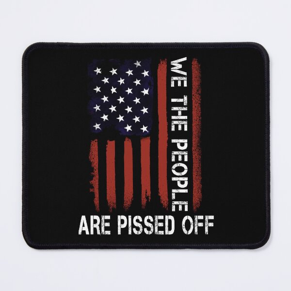 Item preview, We the People Are Pissed Off Vintage US America Flag ON BACK designed and sold by Simeon	 Dorelus.