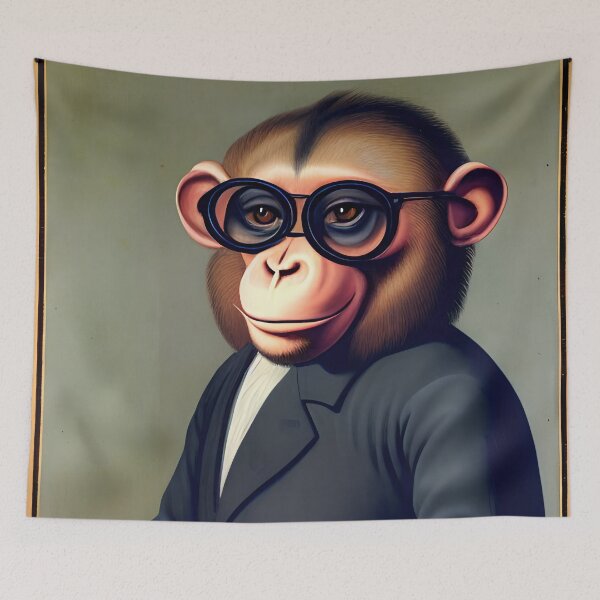 Item preview, Anthropomorphic Aristocratic Monkey designed and sold by skillunused.