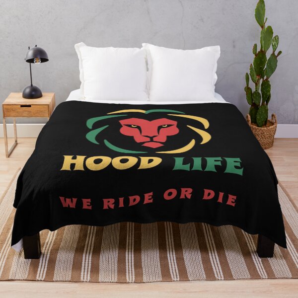 Item preview, HOOD LIFE WE RIDE OR DIE BY SAGFABULOUS designed and sold by SagFabulous.