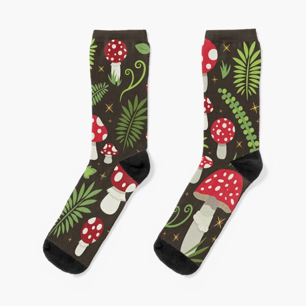 Magic Mushrooms Socks for Sale