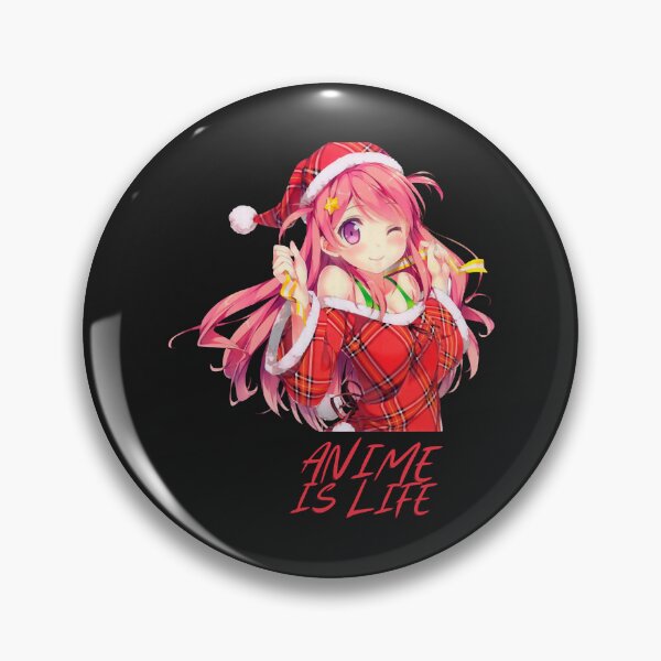 Item preview, Anime Girl With Santa Hat  ✧  allbum, tour ,fans ,funny, happy, Anime Lover , anime , hommes designed and sold by ART-KaraSikora.