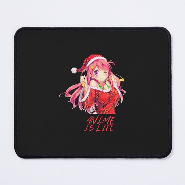 Item preview, Anime Girl With Santa Hat  ✧  allbum, tour ,fans ,funny, happy, Anime Lover , anime , hommes designed and sold by ART-KaraSikora.