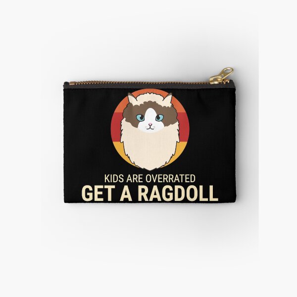 Item preview, Kids are Overrated Get a Ragdoll Retro Sunset Design Ver 1 designed and sold by thecatcouch.