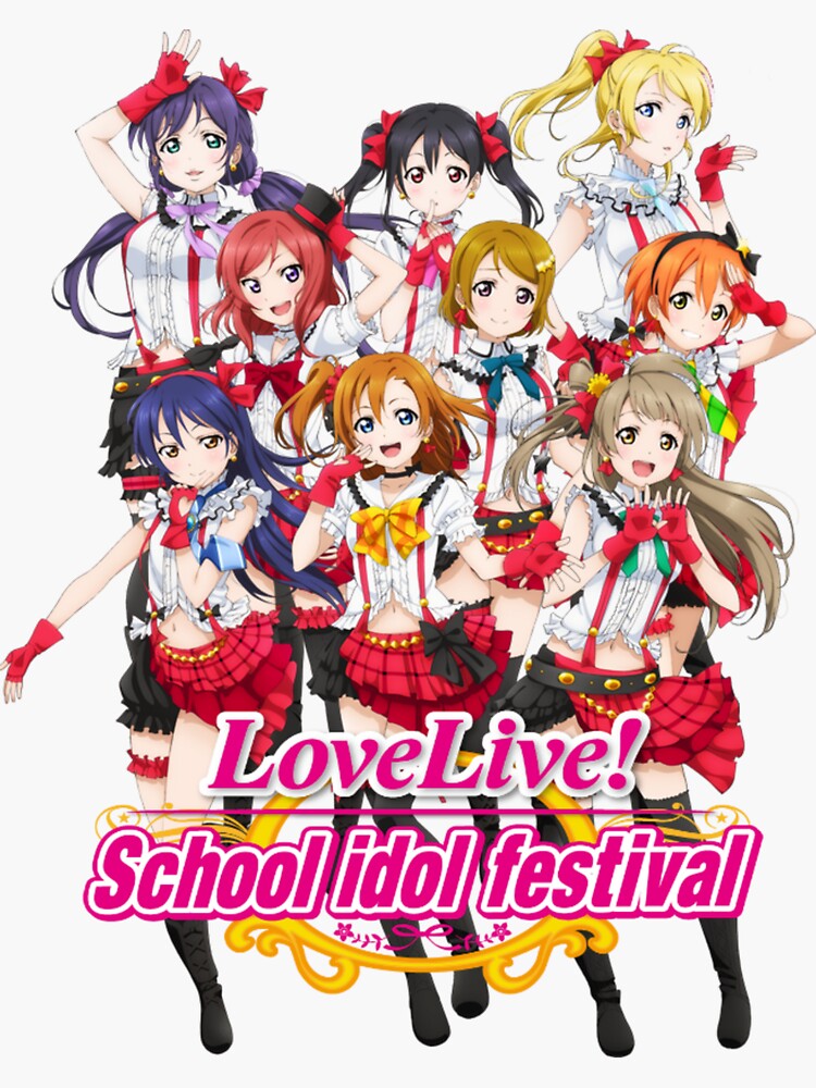 Love Live School Idol Festival How To Get Stickers "Love Live School Idol Project" Sticker for Sale by ponipinkie | Redbubble