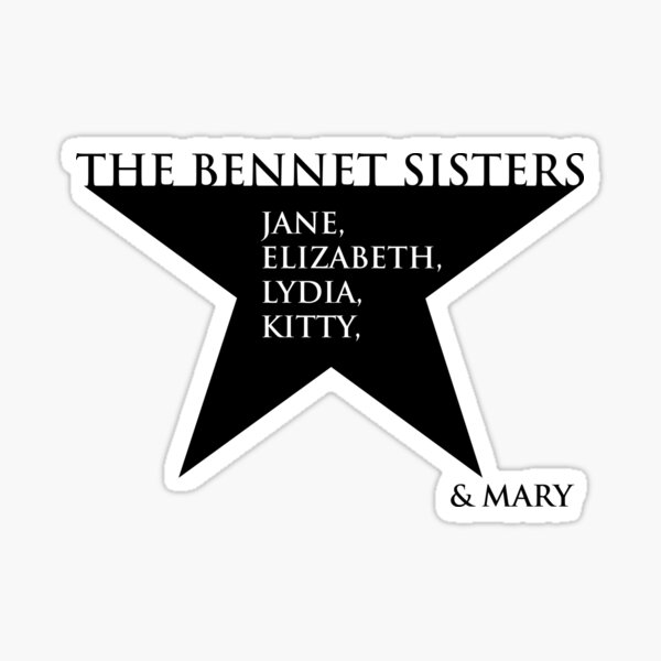 The Bennet Sisters Sticker