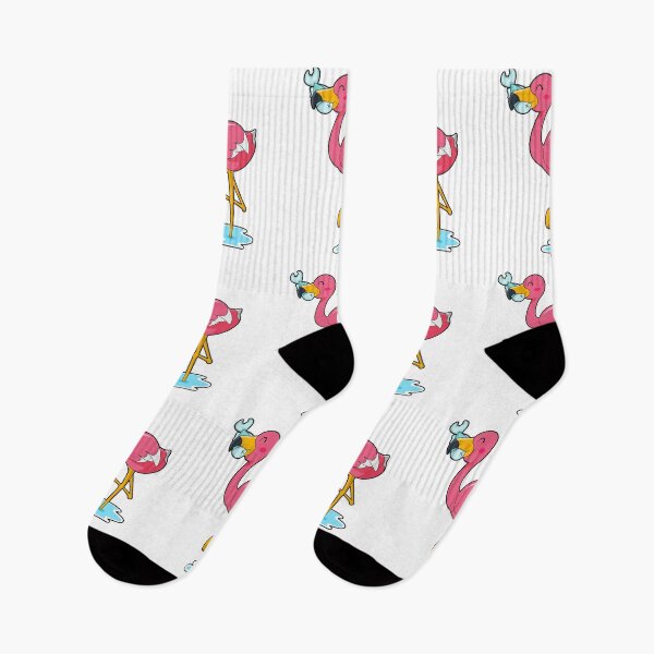 Item preview, Flamingo with Fish designed and sold by Snabdesign84.