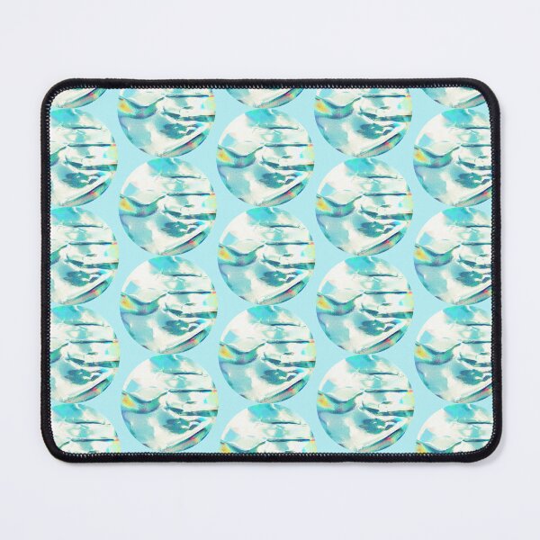 Item preview, Abstract neon turquoise color | neon metallic color designed and sold by lausn.